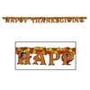 "Club Pack of 12 ""Happy Thanksgiving"" Jointed Party Streamer Banners 72"""