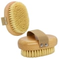 thumbnail image 1 of Cepillo de cerdas suaves para perros y gatos de pelo corto con banda elástica, cepillo de palma de cerdas naturales para gatos y perros, 2 unidades, 1 of 5