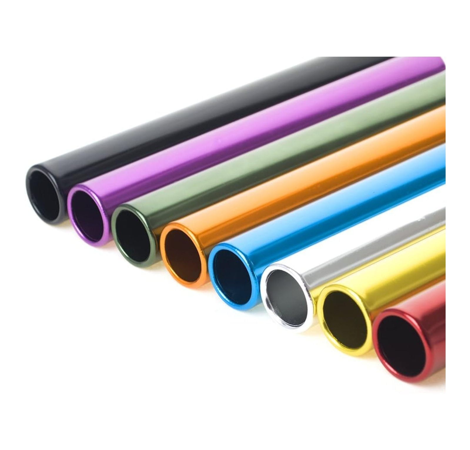 8 Pieces Official Aluminum Track & Field Races Relay Batons