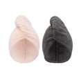 thumbnail image 7 of Turbie Twist 2 Pack Microfiber Hair Towel - Grey, Light Pink, 7 of 7