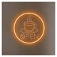 thumbnail image 1 of Letrero De Neón De Café Con Grabado 3D Y Luz Regulable Por USB Para Cafetería, Tienda, Bar De Té, Decoración De Cocina,38x38cm, 1 of 3