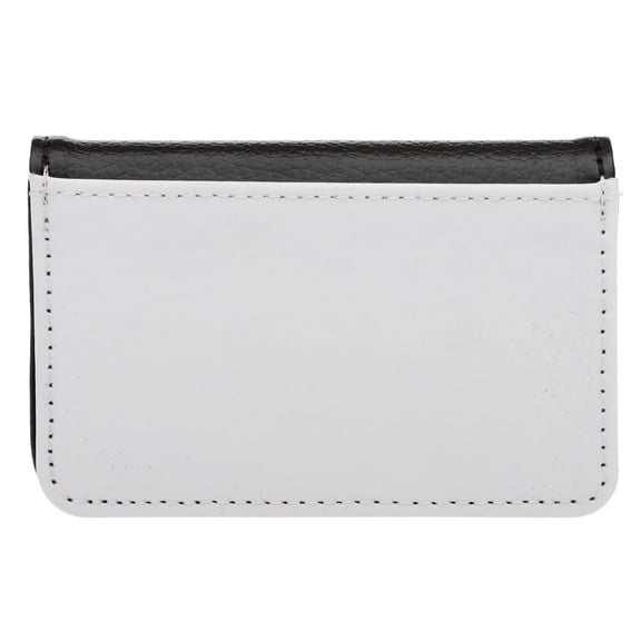 COOPHYA 1Pcs Credit Card Cover with Practical Design Black Pu Leather for Business Cards and ID Cards Protection