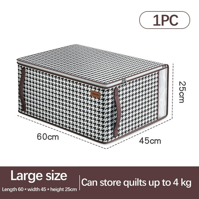 Chmadoxn Storage Trunks,Closet Organizers and Storage, Organization and Storage, Visual Clothes Storage Bag Wardrobe Sorting Storage Box Portable Storage Bag Winter Quilt Storage Box clothes storage