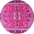 thumbnail image 1 of Ahgly Company Indoor Round Persian Pink Traditional Area Rugs, 5' Round, 1 of 4