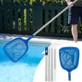 thumbnail image 1 of Jiaeri Heavy Duty Swimming Pool Skimmer Net with Telescopic Aluminum Pole, Fine Mesh Leaf Rake for Inground and Above Ground Pools, Professional Pool Cleaning Tool for Removing Leaves and Debris, 1 of 8