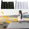 thumbnail image 1 of Cortina solar de aluminio para parabrisas de coche - Protector térmico plegable, protección UV, interior fresco, adaptado a la mayoría de SUVs y camionetas, paquete de 1, 1 of 3