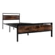 thumbnail image 5 of Base Cama Matrimonial Country Tipo Madera Moderna Metal, 5 of 9