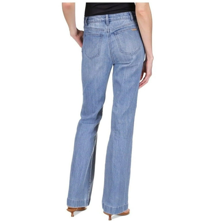 デニム・ジーパン Michael Kors Woman Jeans Navy MF4905CF27 977 MICHAEL KORS Women's Blue Pocketed Double Button Closure