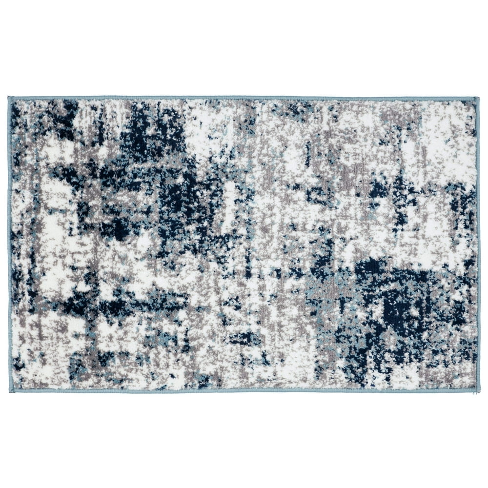 World Rug Gallery Wynn Area Rug, Blue/Gray, 2' x 3'