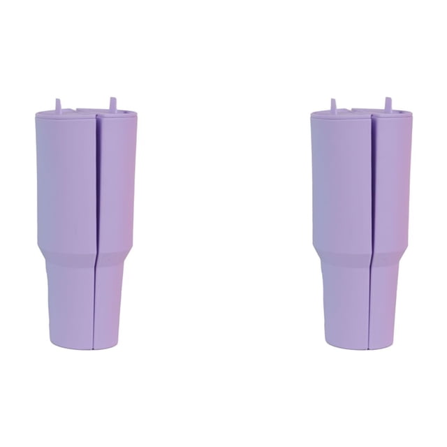 Divisor para Botellas Con Forro Silicona Doble Sabor 40 Oz () Morado