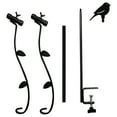 thumbnail image 5 of Urban Deco Deck Bird Feeder Pole Bird Feeder Porch Multi-Hook Bird Feeder Hooks for Deck Kit with Two Adjustable Branches, 5 of 7