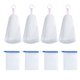 thumbnail image 1 of Redes de espuma de nailon, bolsa de jabón de 8 piezas, red de jabón espumoso, herramienta de limpieza facial, bolsas de jabón exfoliantes para mujeres, hombres, ducha con cordón, 1 of 5