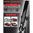 thumbnail image 4 of Cerradura de volante Tevlaphee, antirrobo, para coche, de seguridad, color negro, 4 of 6