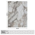 thumbnail image 4 of Fenyluxe Marble Texture Sculpture Flannel Throw Blanket for Sofa Couch | Cottagecore Room Decor | All Seasons Comfort | Perfect Gift 50x60in, 4 of 6