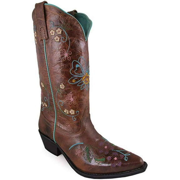 Smoky Mountain Women's Florence 11" Brown Crackle Western Boots 6861