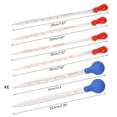 thumbnail image 3 of 5 Pcs Liquid Pipettes Glass Liquid Dropper 0.5ml, 1ml, 2ml, 3ml, 5ml, 10ml, 3 of 14