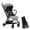 Gray, variant on Gromast Travel Stroller for Airplane, Ultra Compact & Lightweight – Only 9.9 lbs, Portable Infant Toddler Baby Stroller, w/ UPF 50+ Canopy - Gray