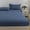 Blue, variant on Bedspread, Fitted Sheet Style Bedspread, Quilted Mattress Cover, Mattress Protector, for Double, Single Bed