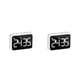 thumbnail image 4 of Yuarrent Temporizador digital Cocina Cocina LED Cuenta regresiva Alarma Cronómetro electrónico Aula luminosa con soporte de respaldo Rosa Blanco 2piezas Yuarrent CBP225617, 4 of 5