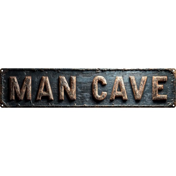 Letrero De Metal Retro Vintage De Hojalata Para Hombre, Adecuado Para El Hogar, Cafetería, Club, Bar, Garaje, Gimnasio, Restaurante, Placa De 4X16 Pulgadas