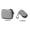 Rectangle+Ellipse, variant on 2 Pack Earphone Earbuds Headset Headphone Carrying Case Holder Mini Storage Organizer Box Container Coin Pouch Wallet for MP3,Bluetooth Ear Buds