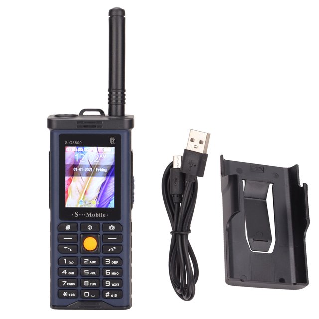 Teléfono móvil SG8800 desbloqueado, teléfono retro 2G, 4 tarjetas SIM, botones grandes, capacidad de 2400 mAh, para personas mayores (azul oscuro)