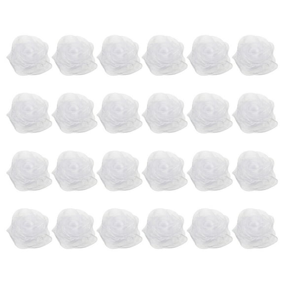 Uxcell 24 Pcs Dance Scarves 24" x 24" Juggling Scarves for Play Magic Music, White