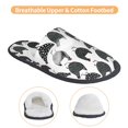 thumbnail image 3 of Balery Retro Rooster Pantuflas de Casa de Felpa Silenciosas con Diseño Estampado, Zapatillas Cómodas Antideslizantes de Algodón para Interior-Medium, 3 of 8