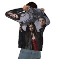 thumbnail image 5 of Vampire Diaries Men's Hoodie With Color Drawstrings Sweatshirt Hooded Pullover Print Winter Coat Jacket Xx-Large, 5 of 9