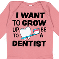 thumbnail image 4 of Inktastic I Want To Grow up To Be a Dentist Boys or Girls Long Sleeve Baby Bodysuit, 4 of 5
