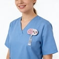 thumbnail image 4 of Huanglei Badge Storage Stretchable Badge Holder Cute Themed Clips, 4 of 4