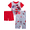Spiderman and Friends, variant on Character Toddler Top, Pants and Shorts Pajama Set, 3-Piece, Sizes 12M-5T