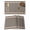 Black, variant on Placemats Set of 4, Western Texas Star Retro Woven Placemat, Linen Place Mats for Kitchen/Dining Tables, Country Vintage Black Beige Plaid Washable Table Mats for Party