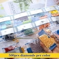 thumbnail image 4 of 30000 Pieces 60 Color Diamond Art Painting Beads,Flat Bottom Round Resin Rhinestones for Diamond Art Painting Accessories, Round Drills for 5D Diamond Art DIY Craft, 4 of 6