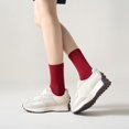 thumbnail image 2 of Womens Cotton Socks, Cute Crew Socks Thin Cotton Socks Women Above Ankle Bootie Socks 3 Pairs, 2 of 6