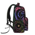 thumbnail image 3 of Disketp Rainbow Glitter Mochila Estampada para Hombre y Mujer – Mochila Ligera Clásica con Múltiples Bolsillos para Universidad, Trabajo y Viajes-One Size, 3 of 5