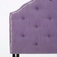 thumbnail image 2 of Noble House Kathleen Twin Fabric Tufted Kid's Headboard, Light Purple, 2 of 18