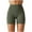 Army Green, variant on Yoga Shorts For Women Solid Color Double Brushed High Waist Elastic Compression Lift Army Green Workout Shorts Women L