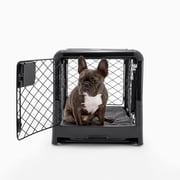 Diggs Revol Medium Dog Crate, Charcoal - Portable Travel Dog Crate with Collapsible Kennel Walls