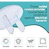 thumbnail image 6 of Outlet Plug Covers (40 Pack) Clear Child Proof Electrical Protector Safety Caps, 6 of 6