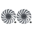 thumbnail image 1 of Highly 14-Inch Plastic Fan Blades With 15-Blade Design And Nut Cover 2Pcs, 1 of 1