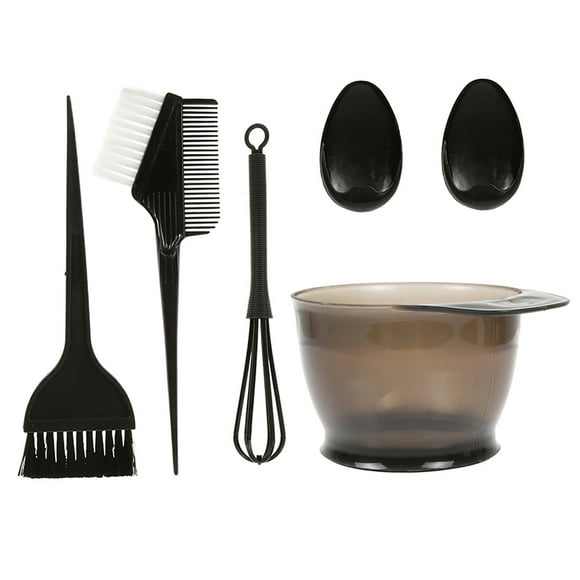 Yeacher 5PCS Hair Dye Color Brush and Bowl Set Ear Caps Dye Mixer Hair Tint Dying Coloring Applicator