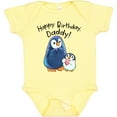 thumbnail image 3 of Inktastic Happy Birthday, Daddy Cute Penguins Boys or Girls Baby Bodysuit, 3 of 5