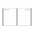 thumbnail image 4 of 2025 Weekly Monthly Planner, 7x9, Blue Sky, Solid Slate Gray, 4 of 11