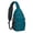 Blue, variant on WATERFLY Unisex RFID Blocking Anti-Theft Multiple Pockets Travel Sling Cross-Body Shoulder Chest Bag,Black