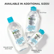 Garnier SkinActive Micellar Cleansing Water All in 1 Waterproof Makeup Remover, Face Cleanser, 13.5 fl oz