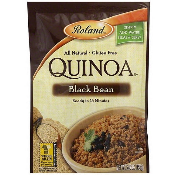 Roland Black Bean Quinoa, 5.46 oz (Pack of 6)