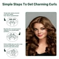 thumbnail image 7 of Seritant Heatless Curls Overnight with Satin Head Scarf, Velvet Hair Rollers for Blowout Look- Curling Rod to Sleep in, Velvet Hair Rollers with Satin Hair Scarf, 7 of 7