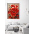 thumbnail image 3 of Pintura de diamante 5D flor completa, kit de pintura de diamante bordado DIY amapola completa, tela de lona ideal para decoración del hogar, sala de estar, dormitorio, oficina, 30 x 40 cm JM MX-0134517FYD, 3 of 5