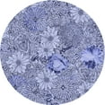 thumbnail image 1 of Ahgly Company Machine Washable Indoor Round Transitional Deep Periwinkle Purple Area Rugs, 7' Round, 1 of 7